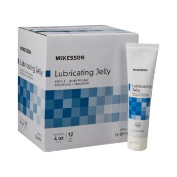 16-8919 McKesson Lubricating Jelly 4oz (Water-Soluble) Sterile