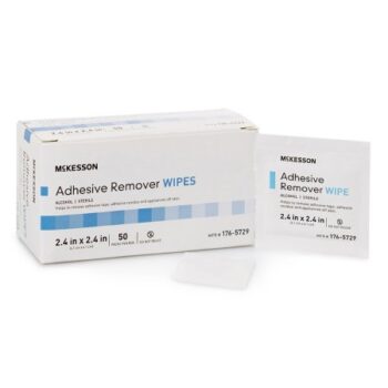 176-5729 McKesson Adhesive Remover Wipes Box of 50