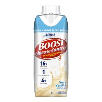 1178518 Nestle Boost Glucose Control Vanilla Oral Supplement 8oz Bottles- Case of 24