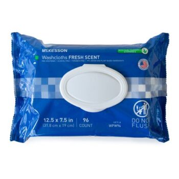 WPW96 McKesson Personal Cleansing Wipes Pack of 96 (Fresh Scented)