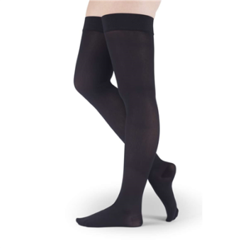 12753 Medi Assure Thigh-High, CT Compression Stockings 15-20mmHg Black Large