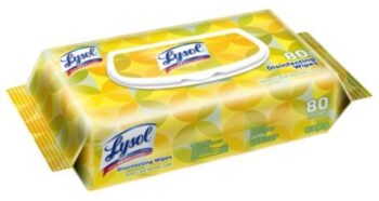 19200-99716 Lysol Disinfecting Wipes (Pack of 80)
