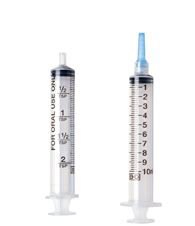 Oral Dispenser Syringe 10 mL Blister Pack Luer Slip Tip Without Safety