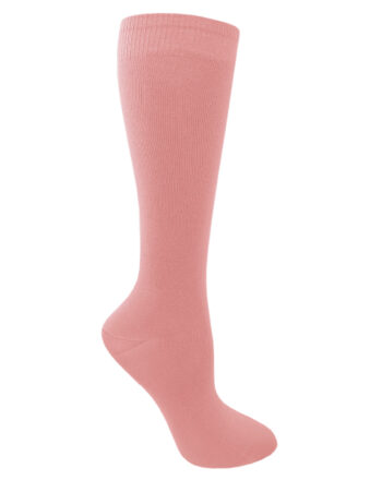 386-PPK 12" Premium Compression Socks Pastel Pink ( 15 - 18mmhg compression)