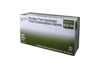 412-04 XL Vinyl Gloves Omni-Trust Powder Free