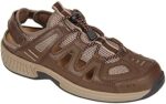 593 OrthoFeet Men's Sandal Shoe Alpine BROWN