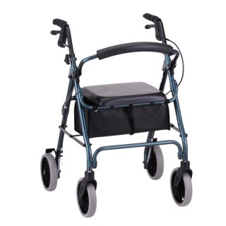 4222GN Nova Zoom 4-Wheel Walker (22" High Seat, 8" Wheels) Green