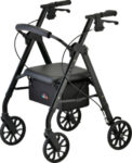 4288BK NOVA Star 8 Rollator Walker, 8" Wheels & Standard Size, Black