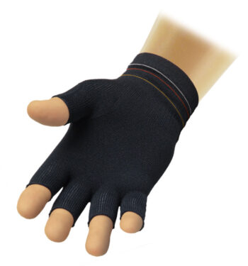 600-BLK-ES Prestige Compression Gloves Made with Infra-Red and Copper Fabrics Small Black (One Pair)