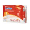 2114 Tranquility Premium OverNight Disposable Heavy Absorbency Underwear Small (22"-36") Case of 80, 4 Bags of 20