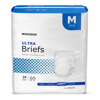 BRULMD McKesson Adult Incontinent Brief Medium Case of 96