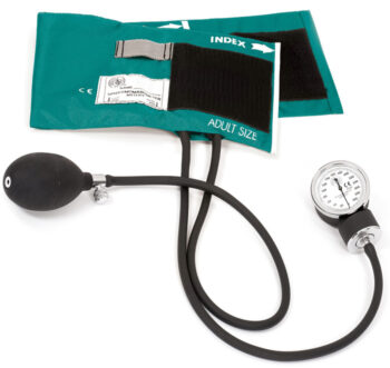 S82-TEA Prestige Aneroid Blood Pressure Cuff Set Standard Adult (Cuff Range 10" - 16") Teal
