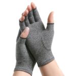 A20174 Arthritis Glove IMAK® Compression Open Finger X-Large Over-the-Wrist Hand Specific Pair Cotton / Lycra®