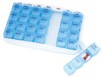 70060B Apex MediChest Large Weekly, 4 Times per Day (7 Removable Dayplanners)