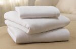 MDTNC4J19 Medline Bottom Sheet Hospital Bed Green Stripe