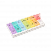 NON36690 Medline 7-Day, 2 Times a Day, Pill Organizer with Easy Push Buttons