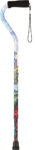 1070PK Nova Offset Adjustable Cane Proud Peacock (300 Lbs Weight Capacity)