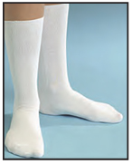 7136M Rose Multi-Purpose Diabetic Sock Medium Black / 2 Pairs (Shoe Size 9-11)