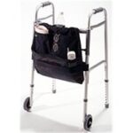 EZ0040BK EZ-ACCESS Front Mount Walker Bag with Cup Holder Black