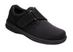 OrthoFeet Men's Stretch Shoe Bismarck BLACK