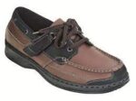OrthoFeet Men's Casual Shoe Baton Rouge BLACK / BROWN