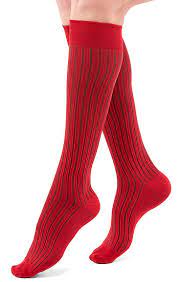 FC242R2 Medi DuoMed Freedom Knee High CT Compression Socks 20-30mmHg Medium, Red