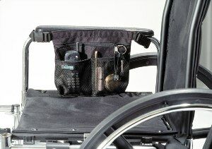 EZ0102BK EZ Access Universal Small Tote Bag for Walker or Wheelchair Armrest