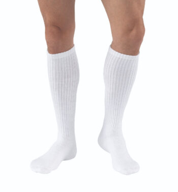 110832 Jobst SensiFoot Diabetic Sock Knee-High White Medium