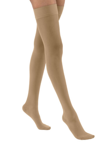 117221 Jobst Ultrasheer Thigh-High Compression Stockings 8-15mmHg Silky Beige Small