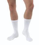 110835 Jobst SensiFoot Diabetic Sock Crew White X-Small