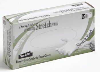 162300 IHC Innovative Healthcare PF Stretch Vinyl Gloves Large Box of 100